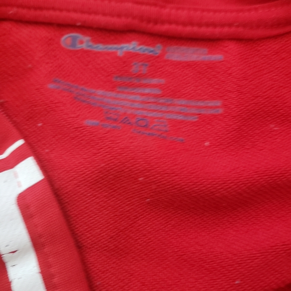 Toddler Boys Red White & Black Champion Jacket - Picture 3 of 4